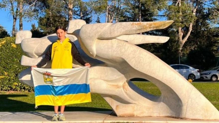 La mierense Alba González, con la élite del pentatlón moderno