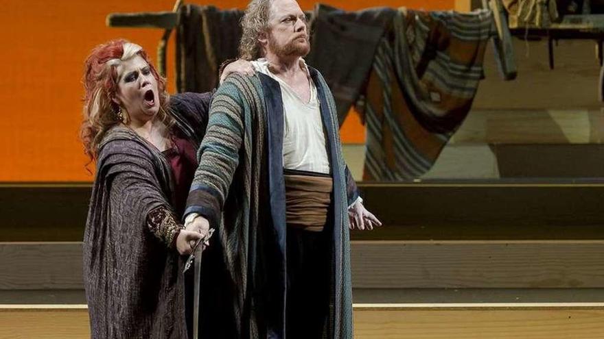 El tenor Gregory Kunde y la mezzosoprano Marianne Cornetti, el año pasado.