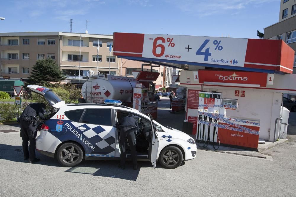 Inspección en la gasolinera de Santa Cruz