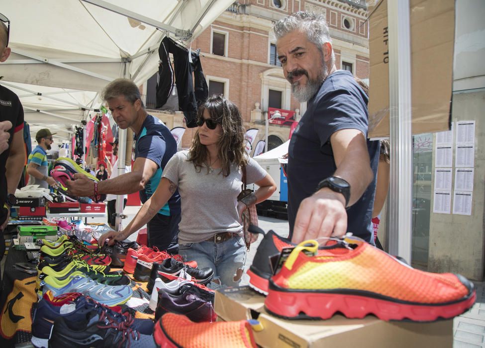 Feria del corredor del mundial de trail en Castelló