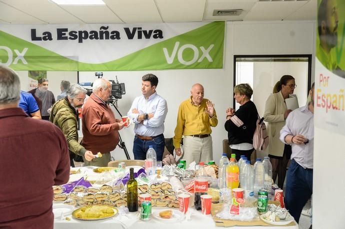 LAS PALMAS DE GRAN CANARIA. SEDE ELECTORAL DE VOX  | 28/04/2019 | Fotógrafo: José Carlos Guerra