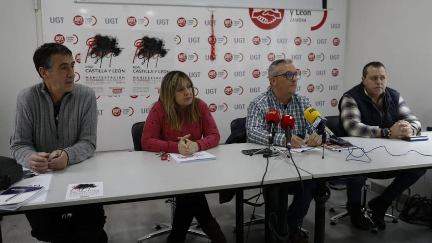 Autobuses de Zamora para manifestarse contra la extrema derecha en Valladolid