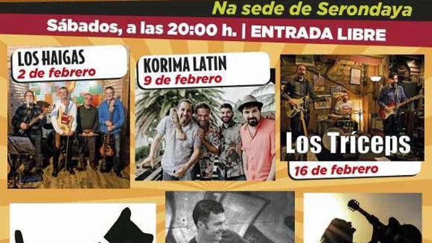 El cartel de los conciertos de este año.