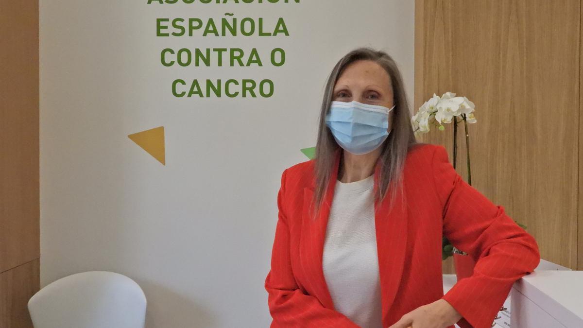 Dora Gómez, presidenta de AECC de Ourense. //IÑAKI OSORIO