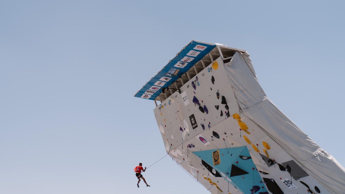 Escaladores en las clasificatorias.