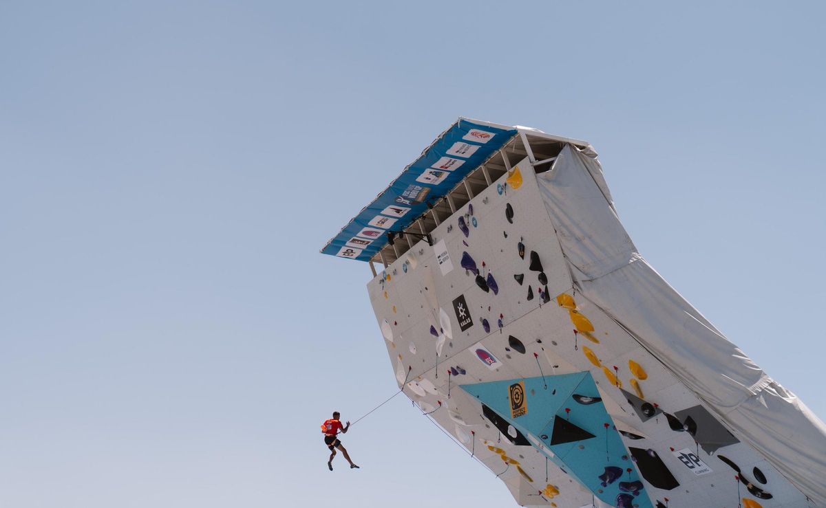 Escaladores en las clasificatorias.