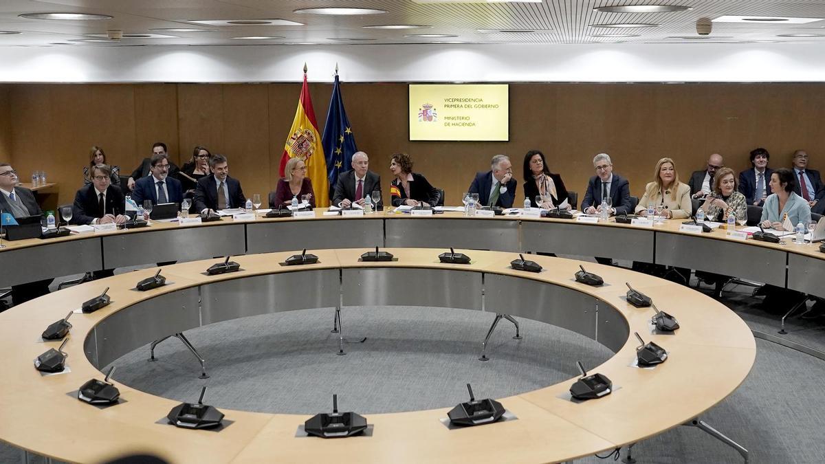 Las imágenes de la reunión del Consejo de Política Fiscal y Financiera, presidido por María Jesús Montero