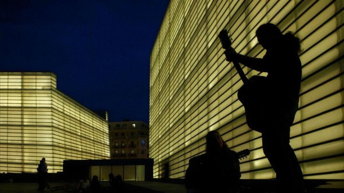 Façana del Kursaal, a Donosti.