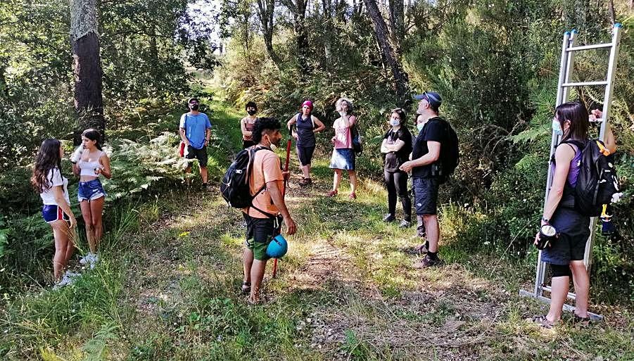 Voluntarios participantes en las actividades del sábado.