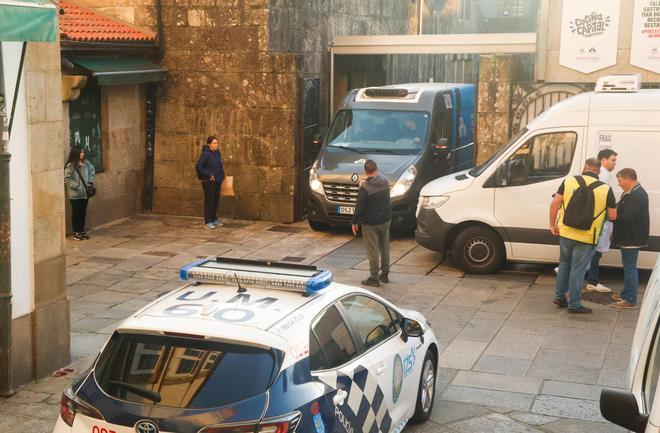 Investigan la muerte violenta de un conocido placero de Santiago de Compostela