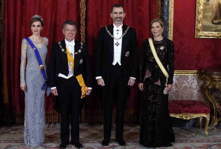 Cena de gala en el Palacio Real