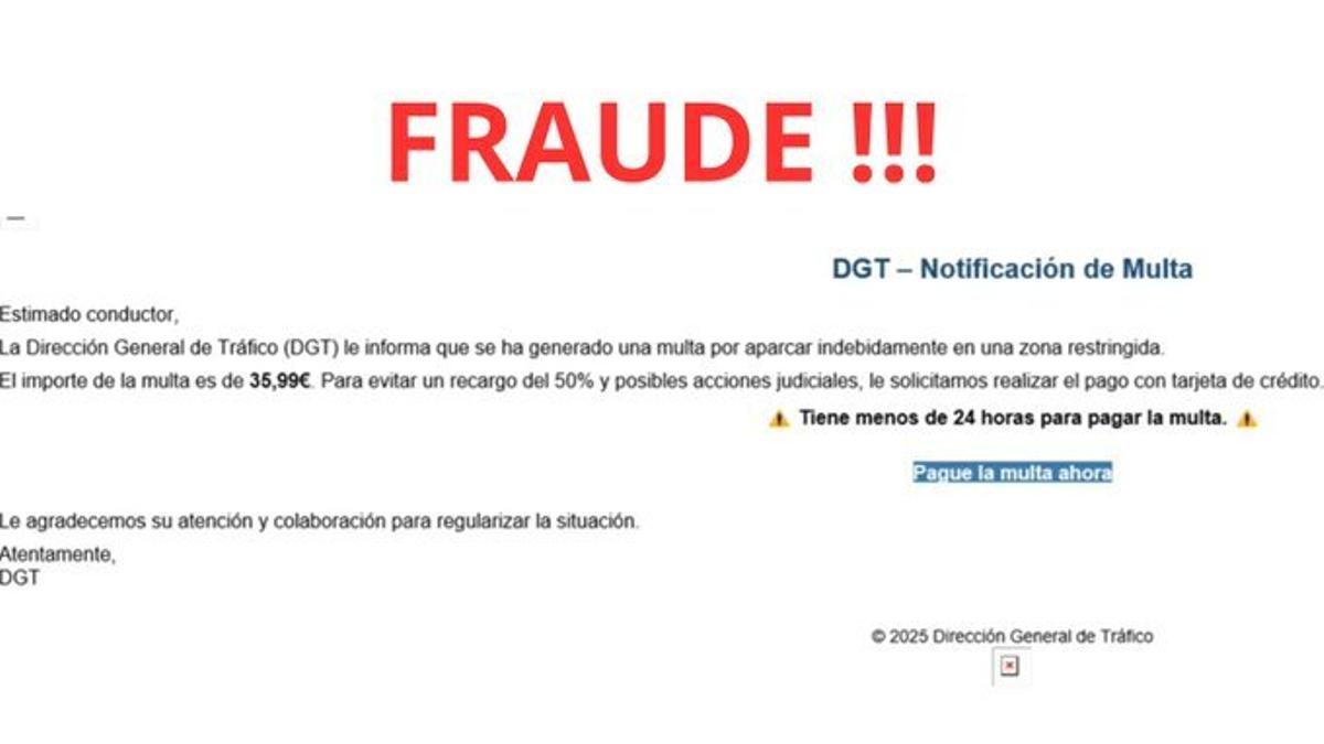 El nuevo fraude que pone en alerta a la DGT