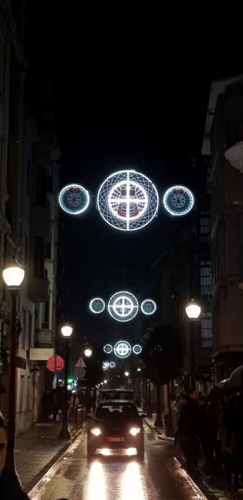 Luces de Navidad en Gijón