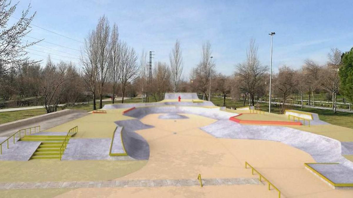 Proyecto del skatepark de la Aldehuela.