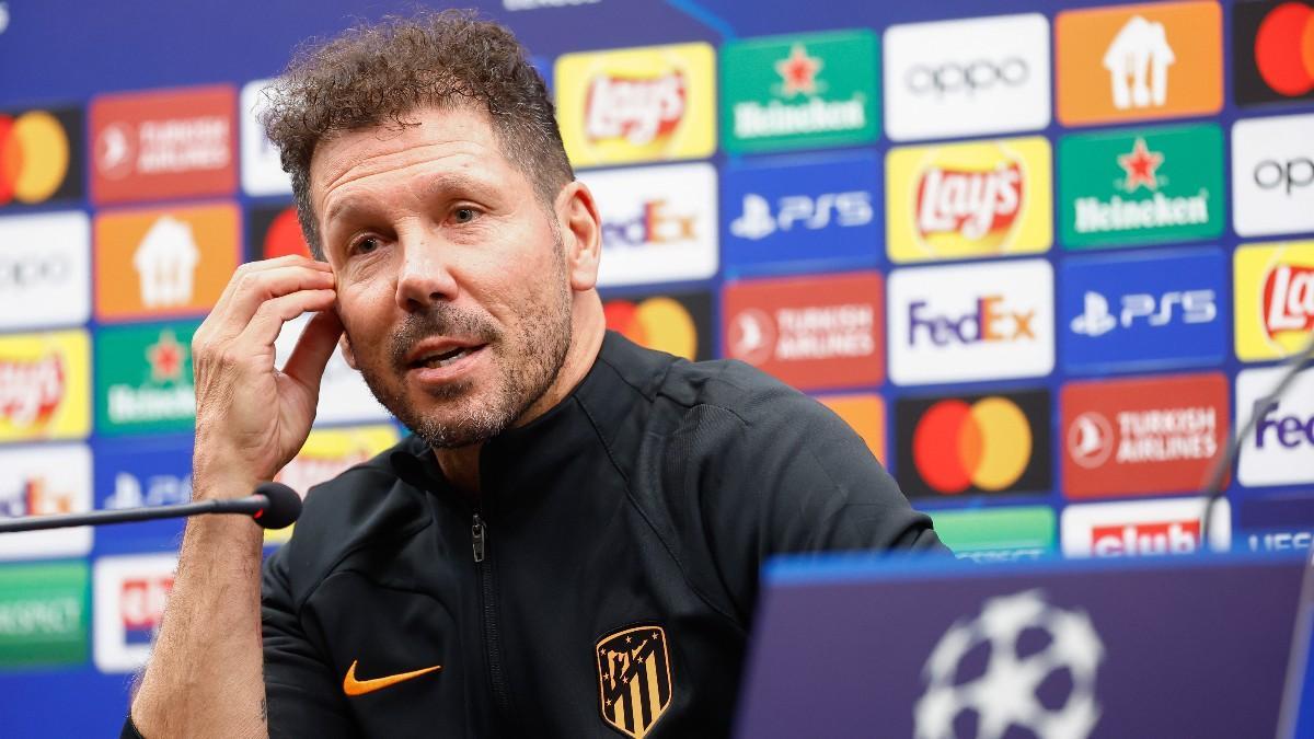 Simeone: El Brujas es un rival "con mucha presión y mucho juego ofensivo"