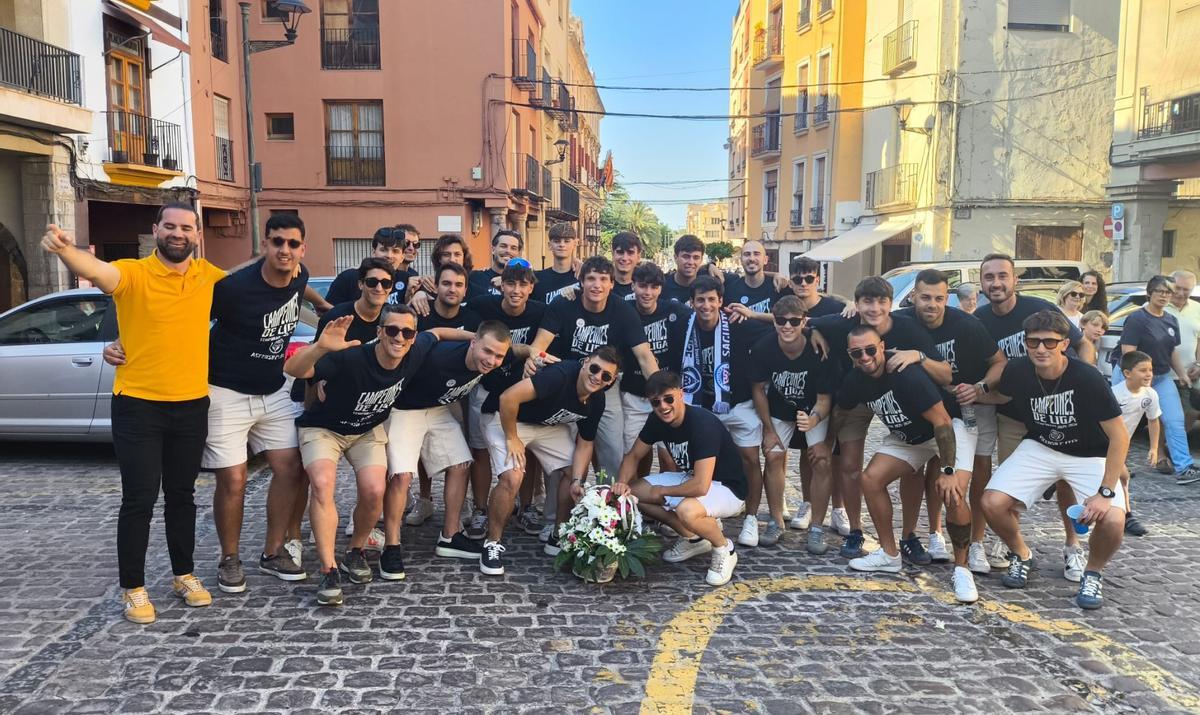 Celebración del Sagunto FB por el ascenso Celebración del Sagunto FB por el ascenso