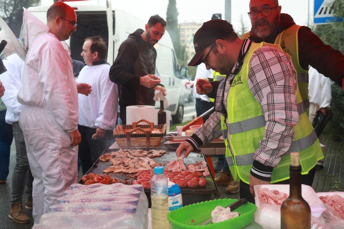 Fotogalería | Imágenes de la tractorada en Cáceres, este miércoles