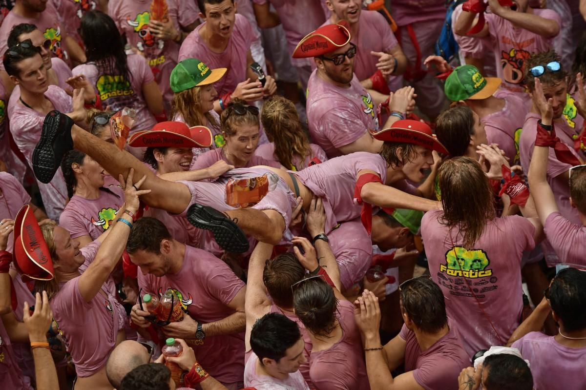 Comienza San Fermín con el tradicional chupinazo