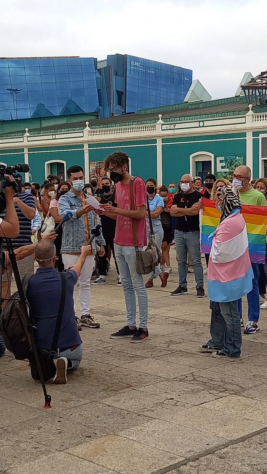 Concentración en Las Palmas de Gran Canaria por el asesinato homófobo de Samuel