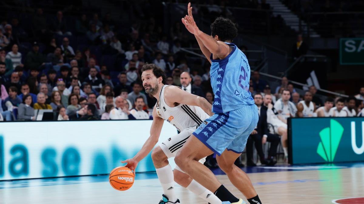 El Real Madrid logra una victoria por milímetros contra el Morabanc