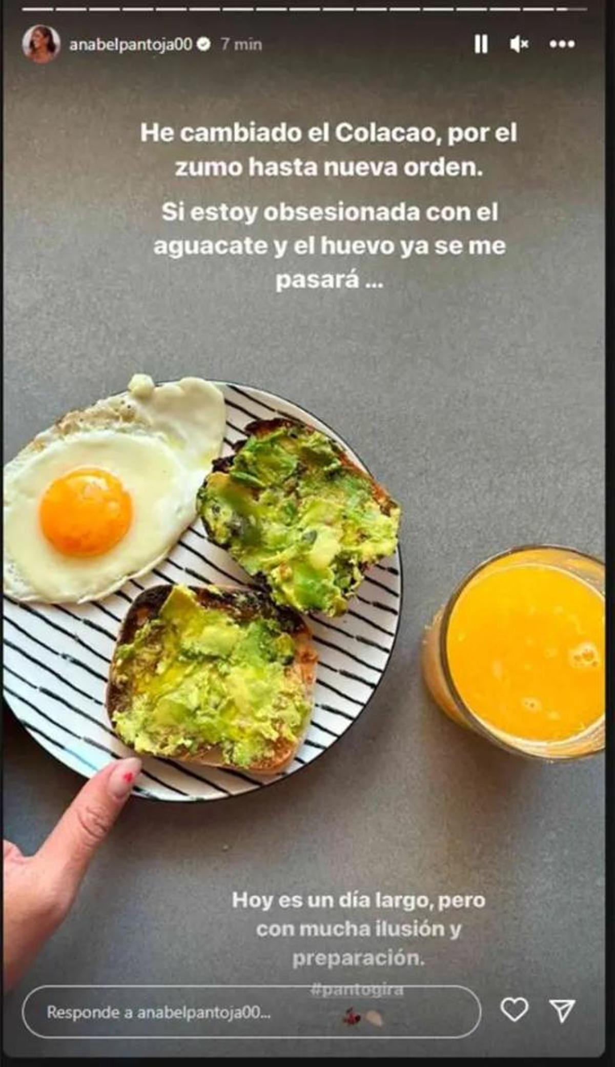 Anabel Pantoja pone de moda este riquísimo desayuno entre sus seguidores