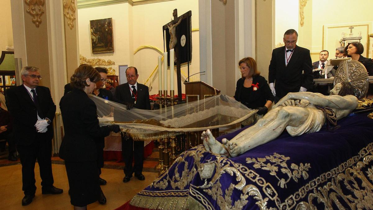 Cristo Yacente de la Muy Ilustre Cofradía de la Sangre de Castelló.