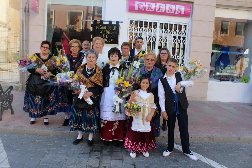 Ofrenda de flores en Jumilla