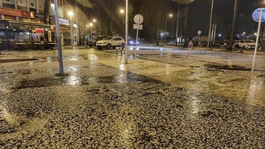Hagel, Gewitter, Sturm und Kälte: Unwetter erreicht Mallorca