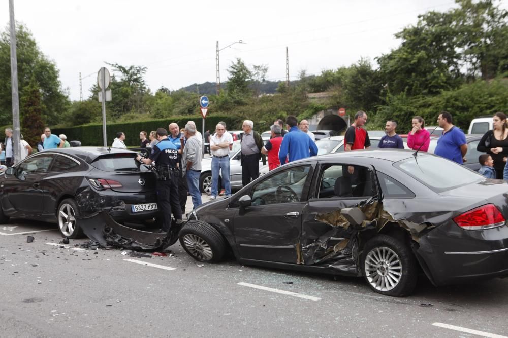 Accidente en la calle Ruiz en la Calzada