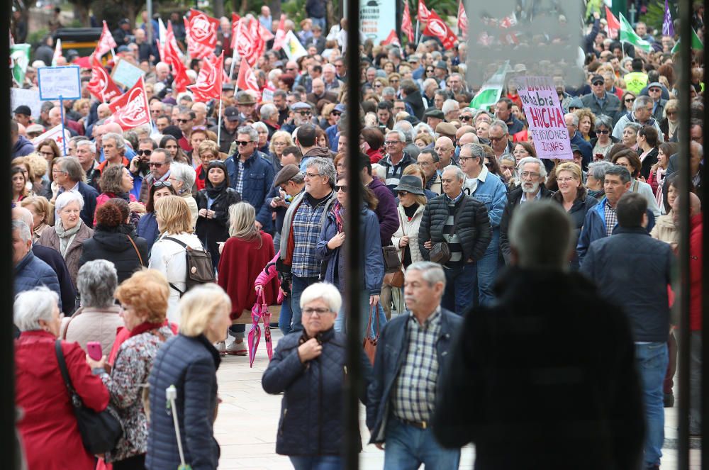 Concentración en Málaga por unas pensiones "dignas"