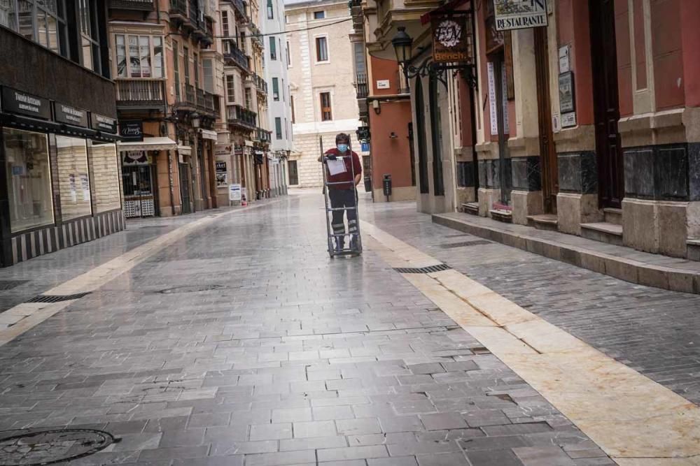 La Málaga confinada del sábado 28 de marzo