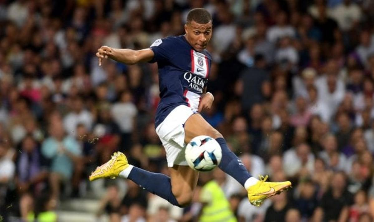 Kylian Mbappé, en su etapa como jugador del PSG cuando el equipo galo todavía vestía de Nike.