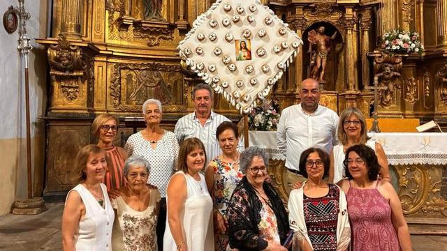 Celebración del canto del ramo. | E. P.