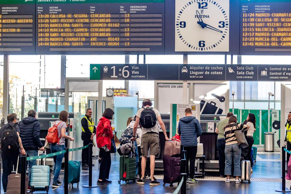 Estación de trenes de Alicante.
