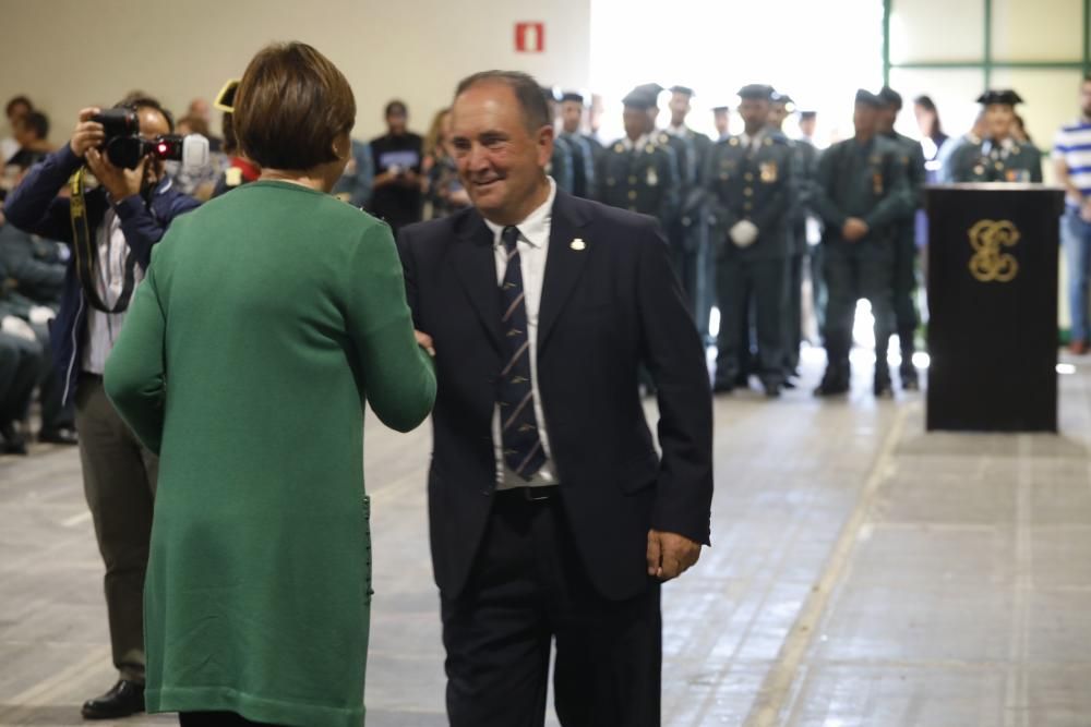 Festividad del Pilar celebrada por la Comandancia de la Guardia Civil de Gijón