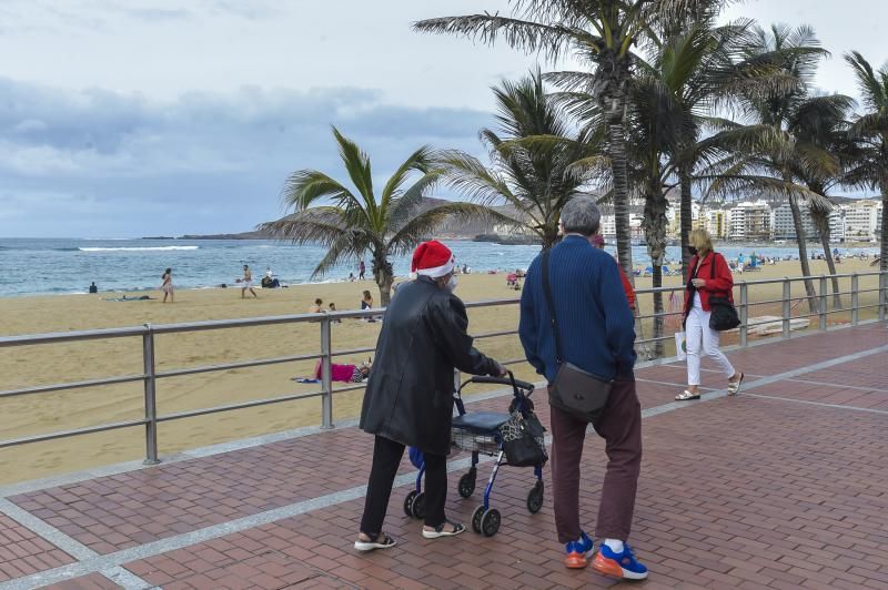 Playa el primer día del año 2021