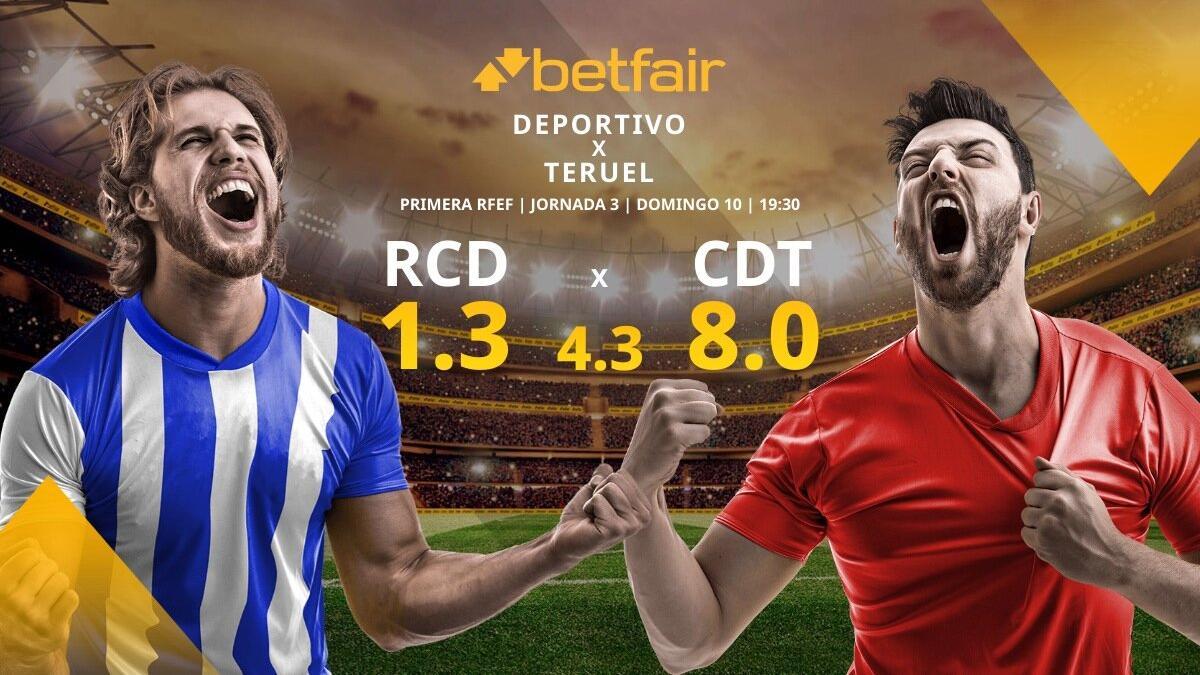 RC Deportivo vs. CD Teruel: horario, TV, estadísticas, clasificación y pronósticos