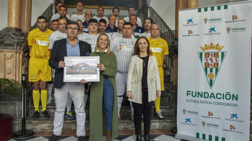 El Córdoba CF Genuine visita la Diputación Provincial