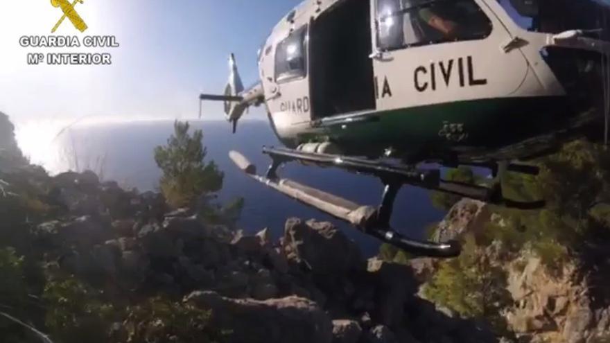 Imagen de archivo de un helicóptero del Grupo de Rescate de Montaña de la Guardia Civil (Greim).