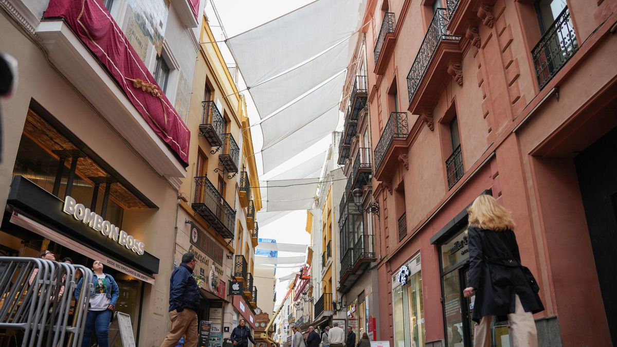 Imagen de archivo de la calle Sierpes de Sevilla.