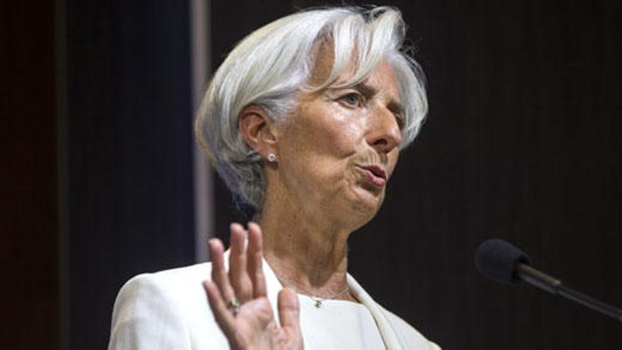 Christine Lagarde, directora del FMI.