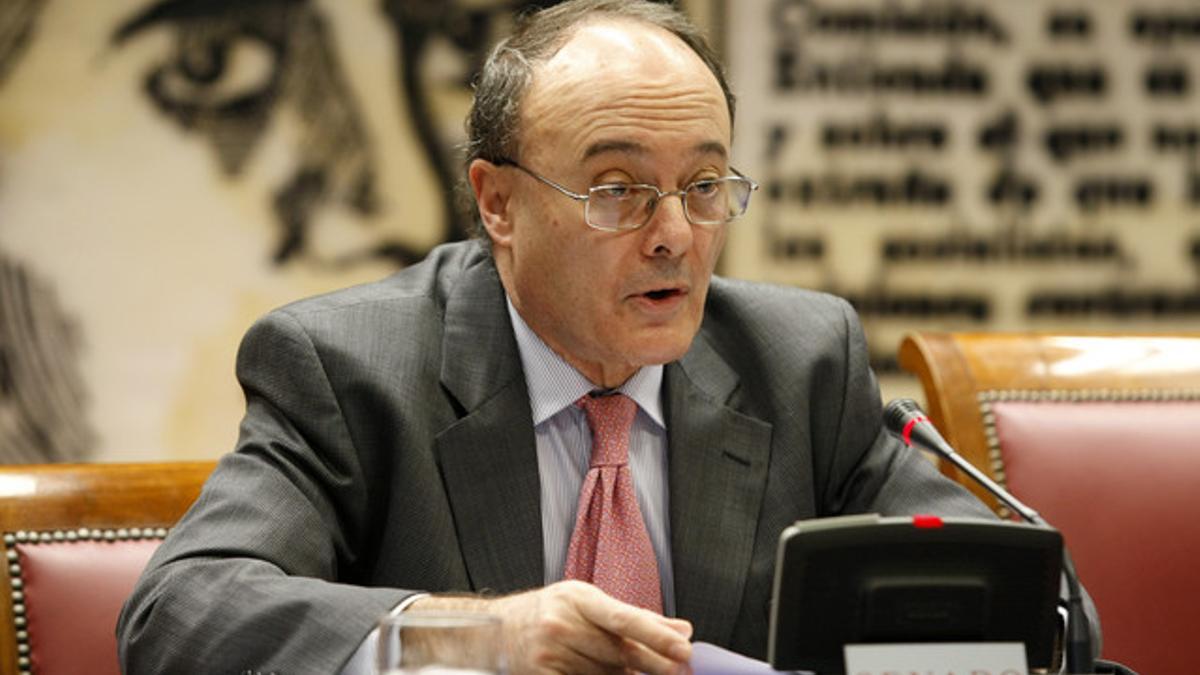 El gobernador del Banco de España, Luis María Linde, el pasado noviembre.