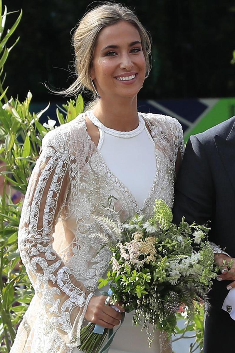 El look de novia de María Pombo - Woman