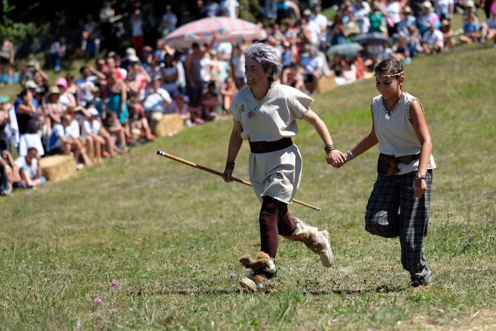 Batalla en la fiesta Astur romana en Carabanzo