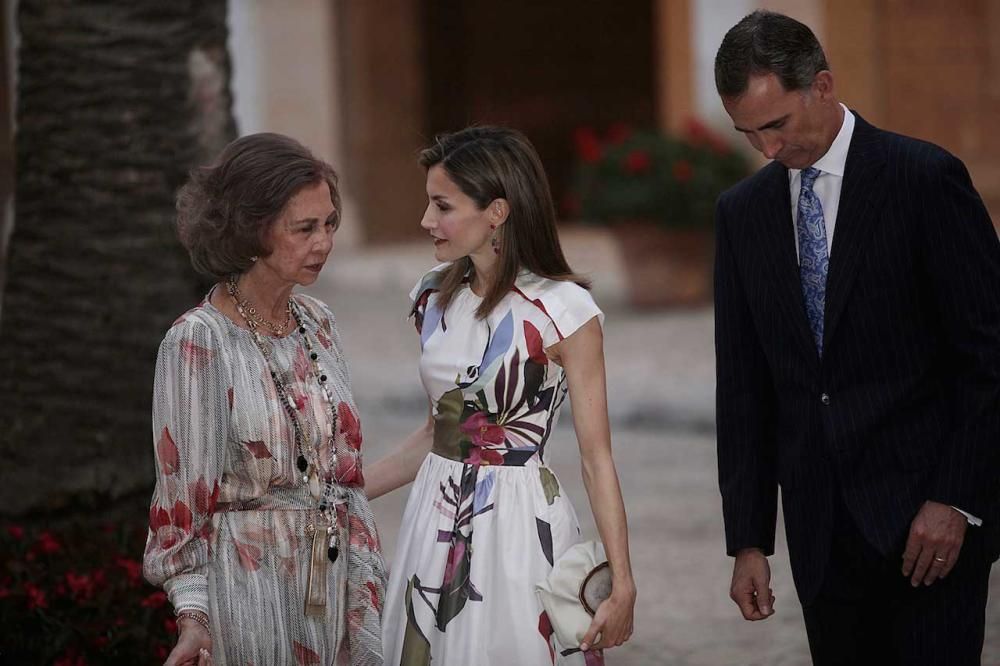 Cóctel de Felipe VI en la Almudaina