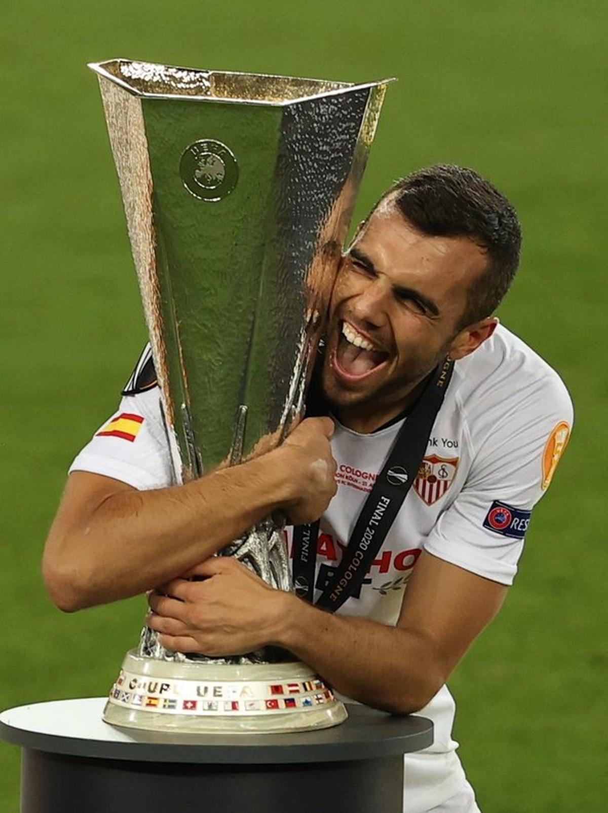 El Sevilla FC campeón en la final de la UEFA Europa League 2020 disputada en el Rhein Energie Stadion en Colonia entre el Sevilla FC y el Inter de Milan.