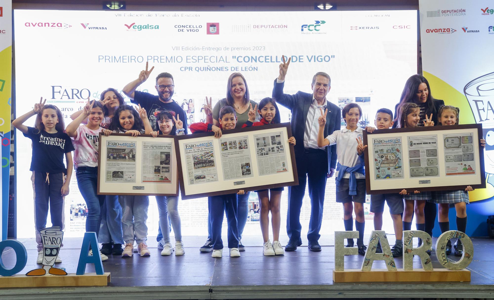Premio Especial Concello de Vigo: Quiñones de León, Escuelas Nieto y Niños Jesús de Praga