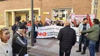 La protesta por las macrogranjas y plantas de biogás de Zamora se hace oír en la Confederación Hidrográfica del Duero