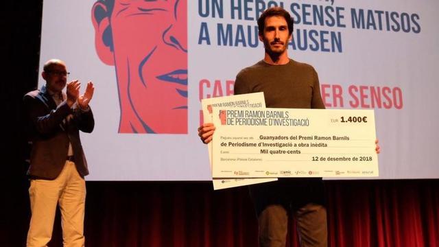 Carles Senso guanya el premi Ramón Barnils amb un treball sobre el paper de l'anarquista Orquín a Mathausen