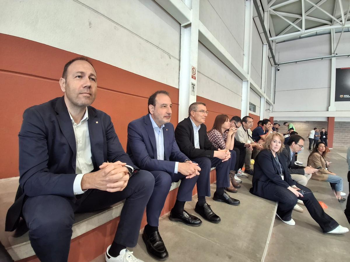 Los consellers Álvarez y Espadaler en la primera edición de la Prision League.